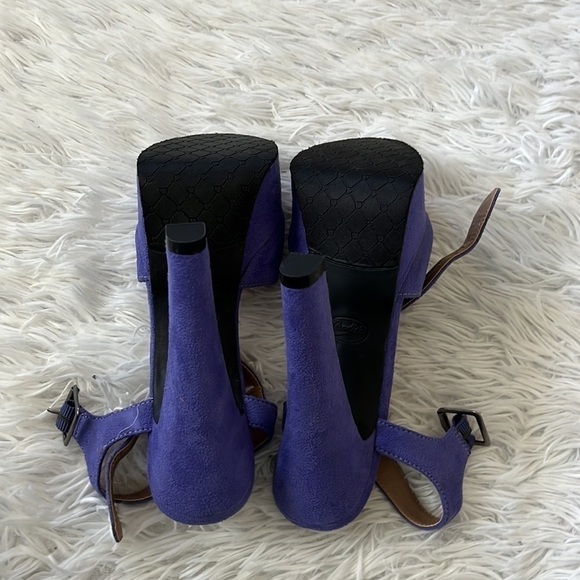 Candies Women’s heels Purple Suede Open-toe Platform size 7.5 M - Picture 9 of 13